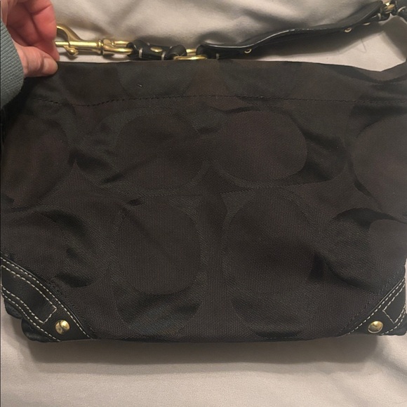 Black & Gold Coach Bag - Picture 6 of 9
